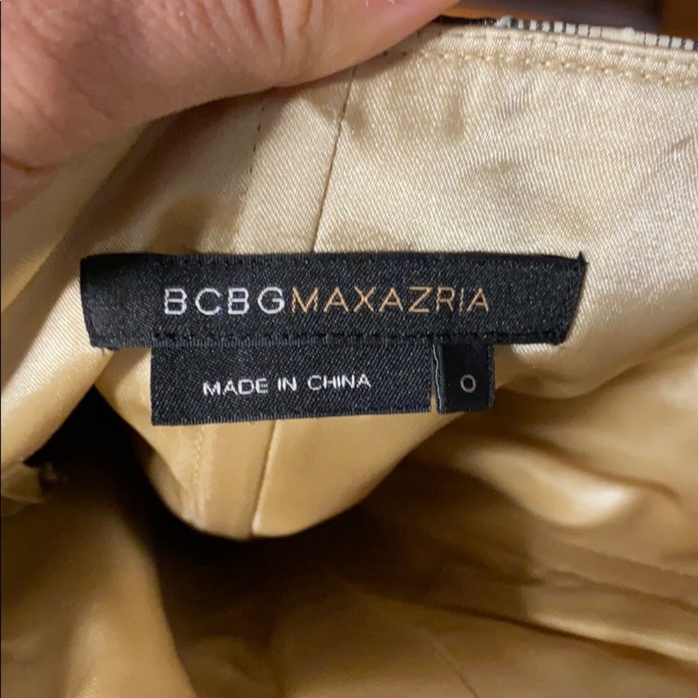 BCBGMAXAZARIA Formal tea cup length gown - Picture 5 of 5